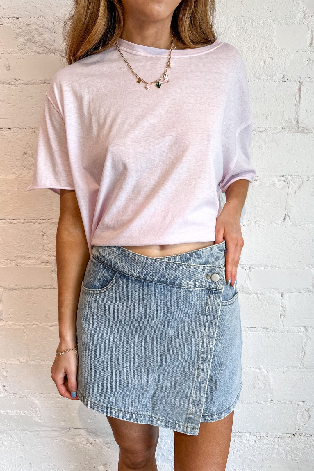 Skort Story Denim Skort, Denim Skirt, Skort, Adeline Boutique, Bottoms, Dallas Boutique, Boutique Bottoms 