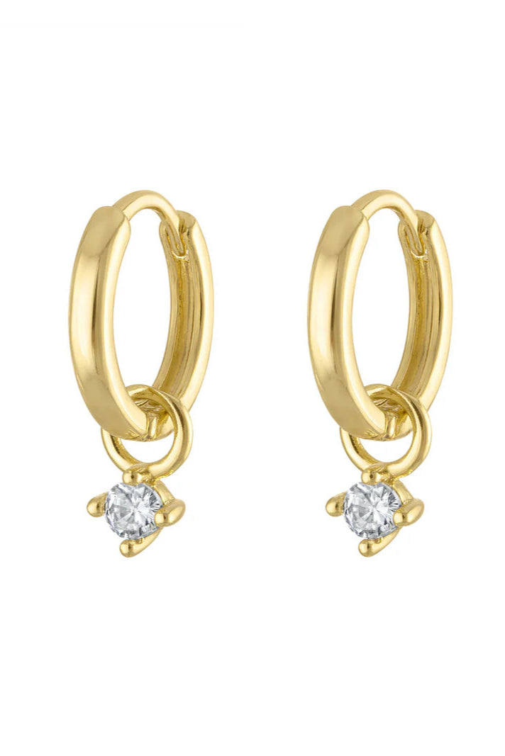 Sloane Huggie Earring, Huggie Earrings, Earrings, Adeline Boutique, Dallas Boutique, Kinsey Jewelry, Boutique Jewelry