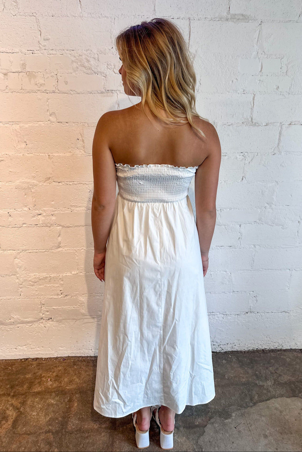 Soft Horizon Maxi, Maxi Dress, White Dress, Adeline Boutique, Dallas Boutique, Boutique Dresses, summer Styles, Vacation Styles