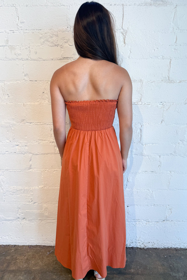 Soft Horizon Maxi Orange, adeline boutique, dallas boutique, boutique 