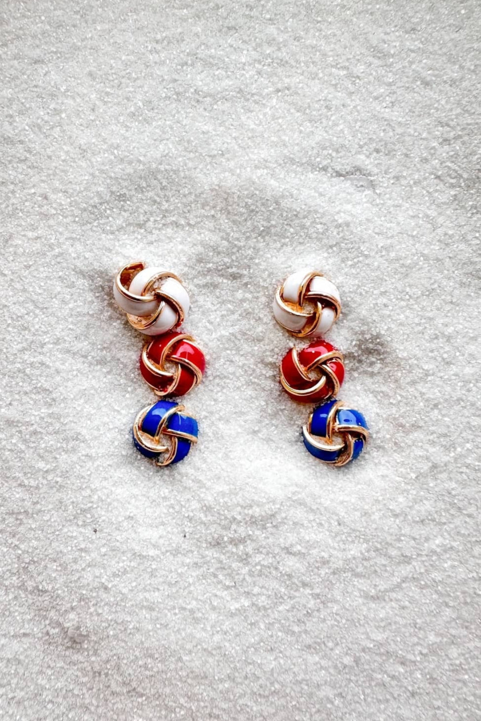 Star Spangled Earrings, Adeline Boutique, Jewelry, Dallas Boutique, Accessories, 4th of July