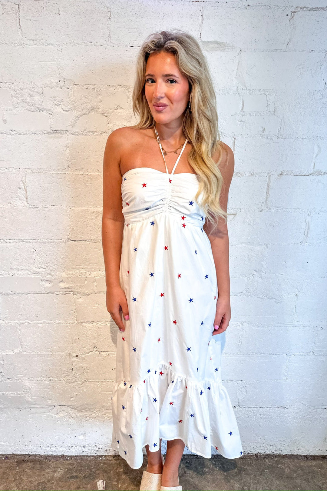 Starlit Grace Midi Dress, Maxi Dress, Dresses, Summer Dresses, 4th of July, 4th of July Dresses