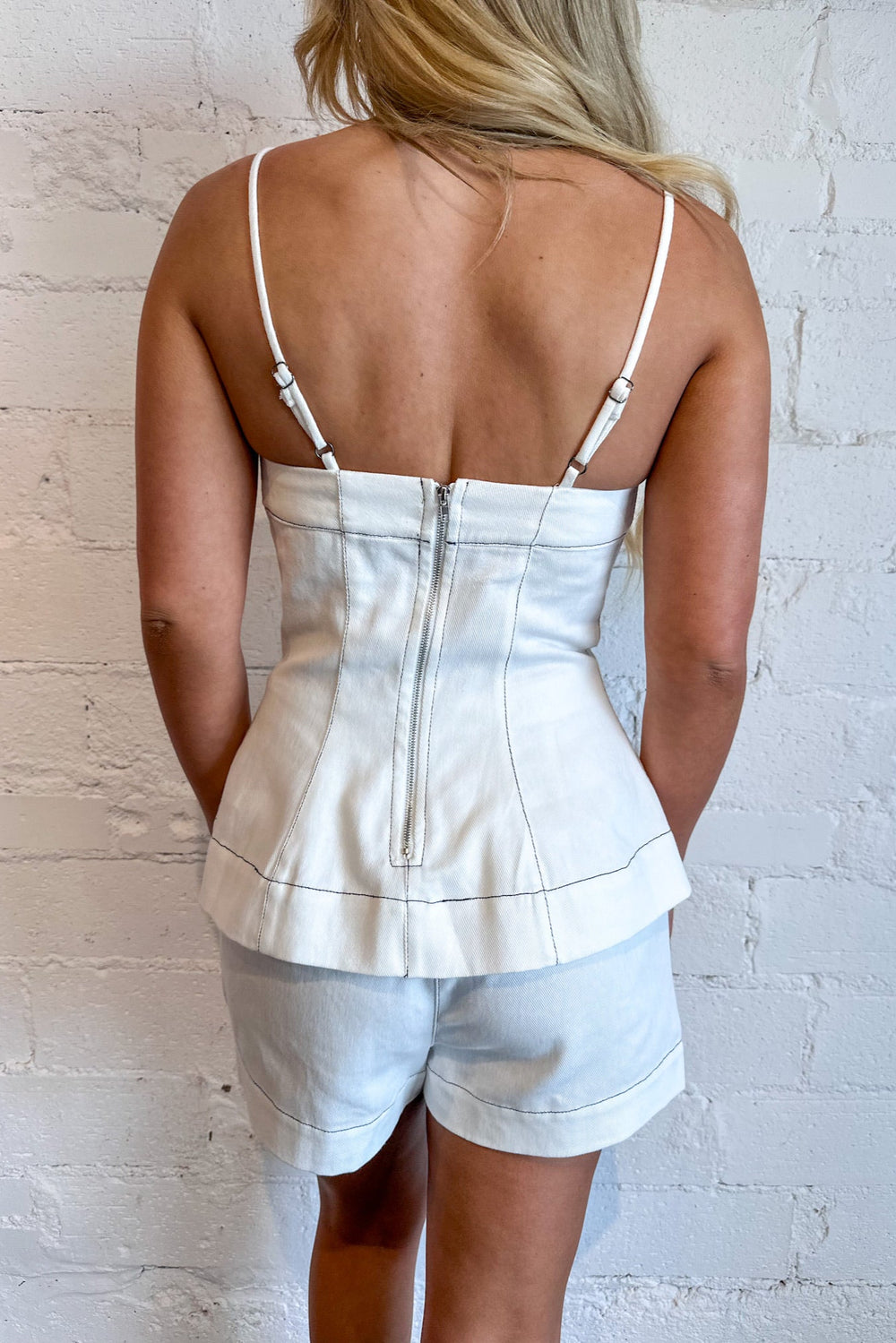 Summer Stitch Shorts, White Shorts, Matching Set, Two Piece Set, Adeline Boutique, Dallas Boutique, Spring Set, summer Outfit 