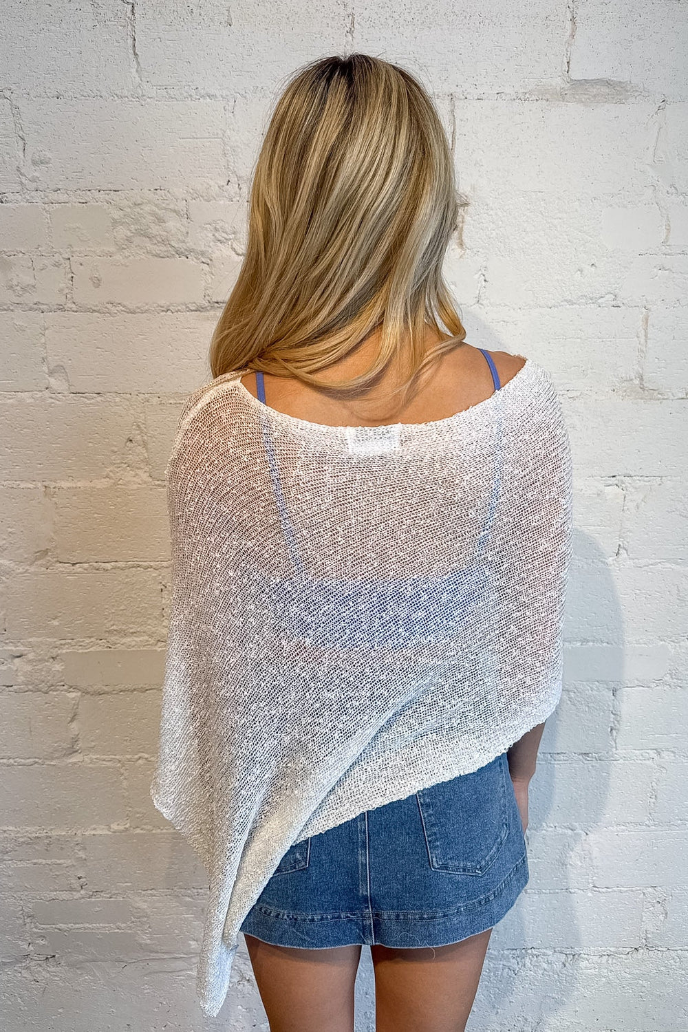 Summertime Sweater Top, Poncho, Swim Cover Up, Cover Up