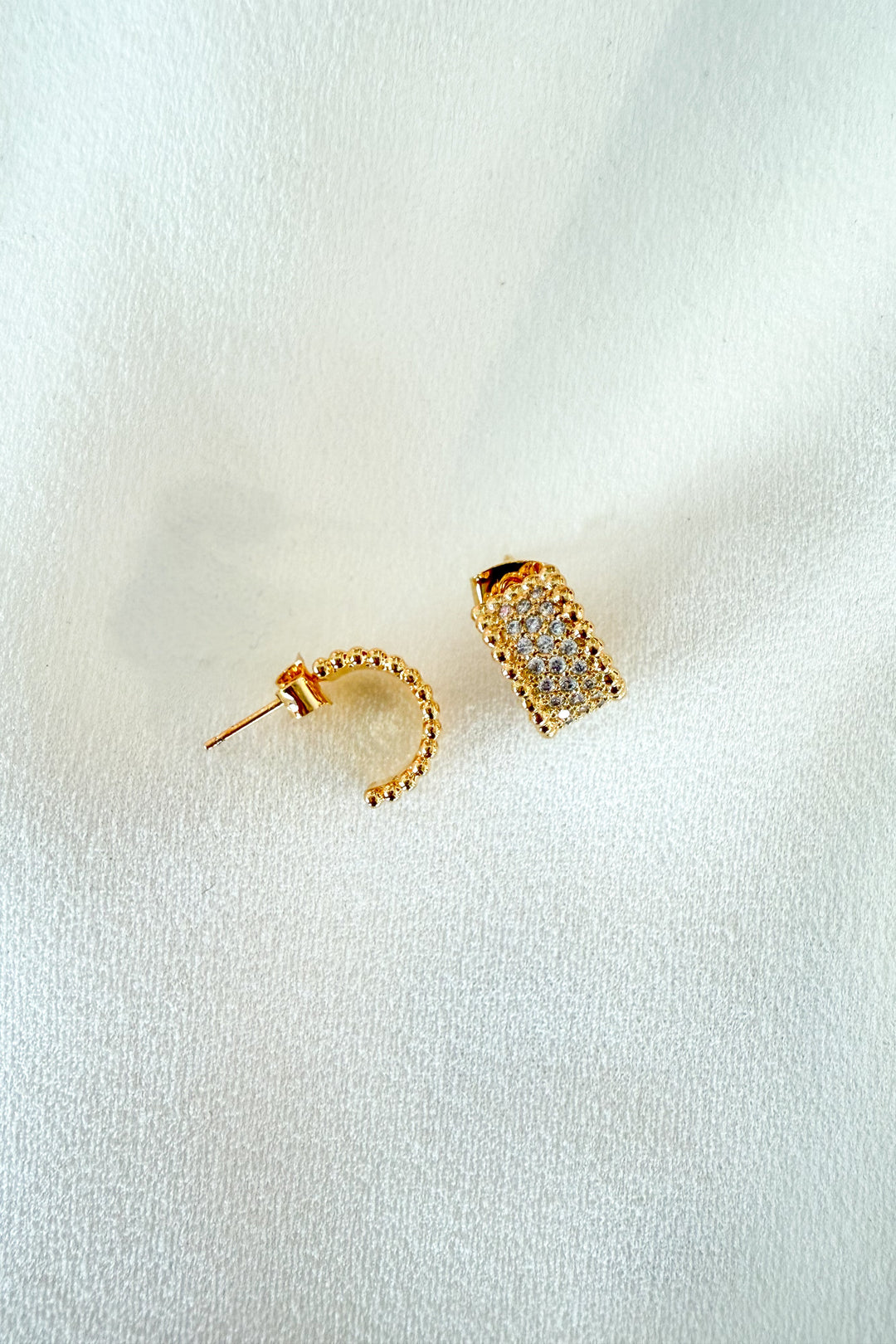 Sun Glimmer Mini Hoop Earrings, Jewelry, Accessories, Hoop Earrings, Adeline Boutique, Dallas Boutique, Boutiques