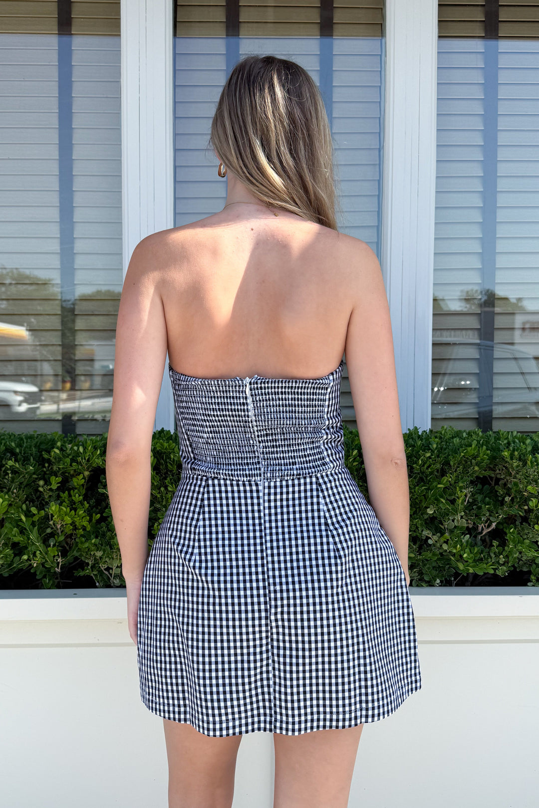 Sunday Brunch Dress Black Back, adeline boutique, dallas boutique, boutique
