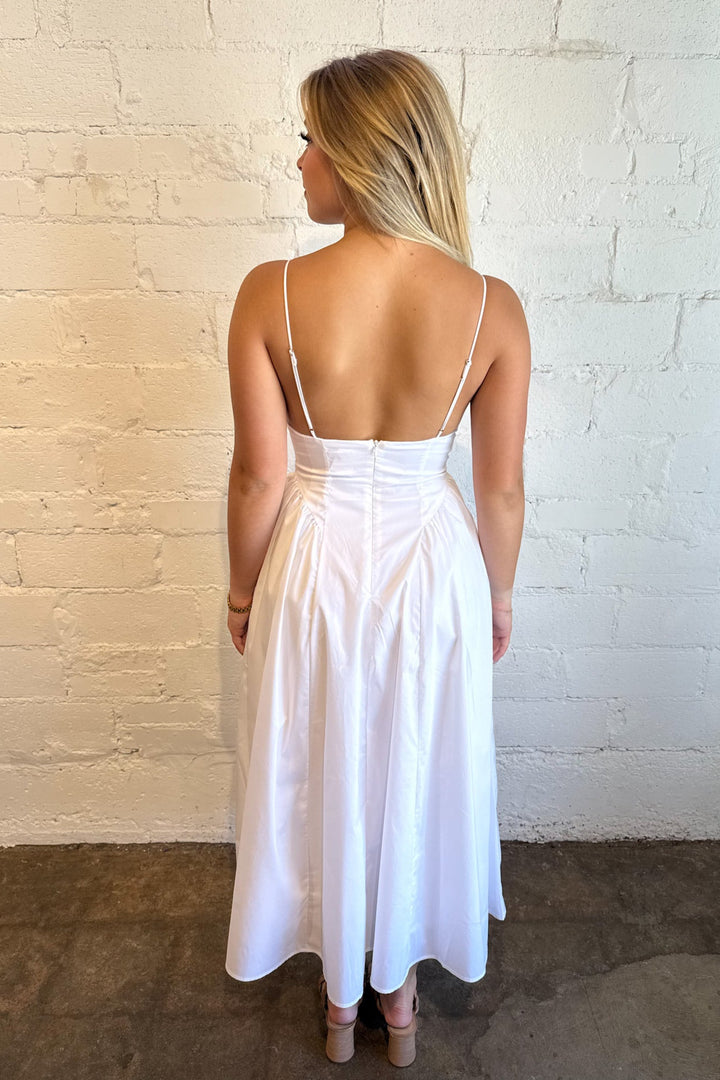 Sydney Dress, White Dress,Maxi Dress, Dresses, Bridal Dress, Adeline Boutique, Dallas Boutique, Boutique Dresses