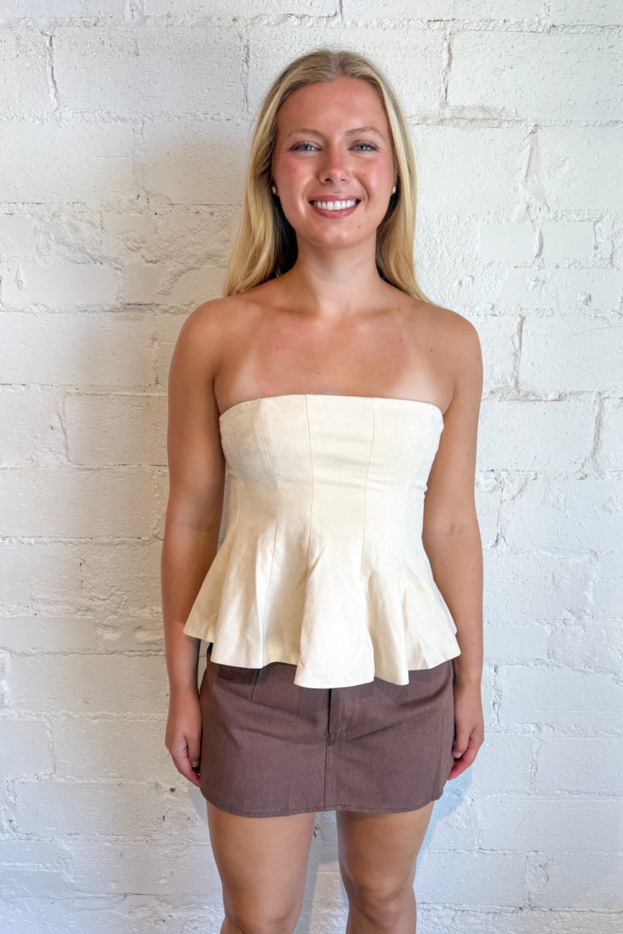Cozy Suede Tube Top – Adeline