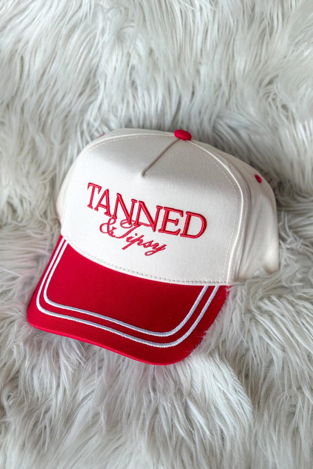 Tanned & Tipsy Vintage Trucker Hat, Hat, Trucker Hat, Adeline Boutique, Dallas Boutique, Boutiques