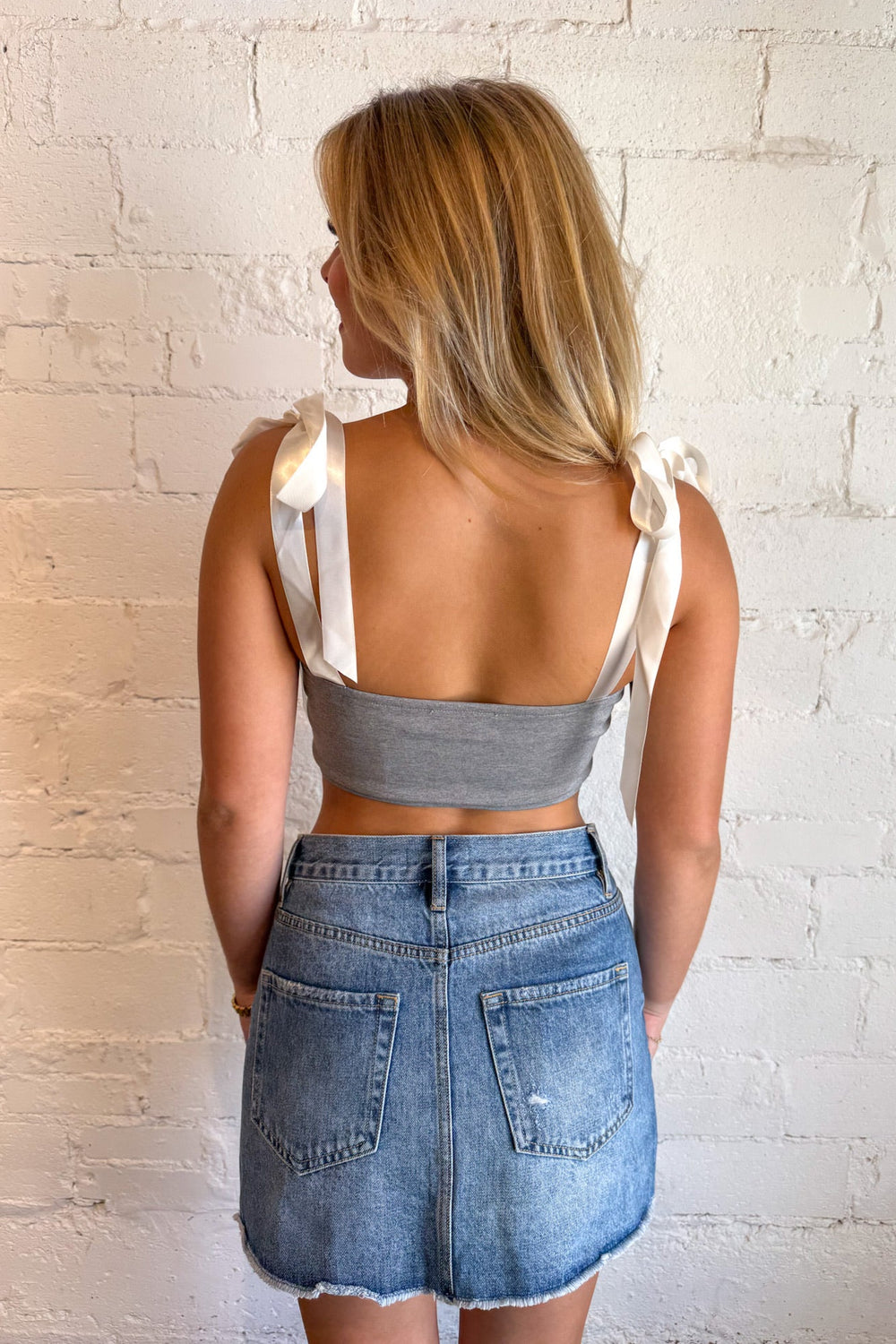 Texas Bustier Top, Game Day Tops, UT, University of Texas, Adeline Boutique, Dallas Boutique, Tops