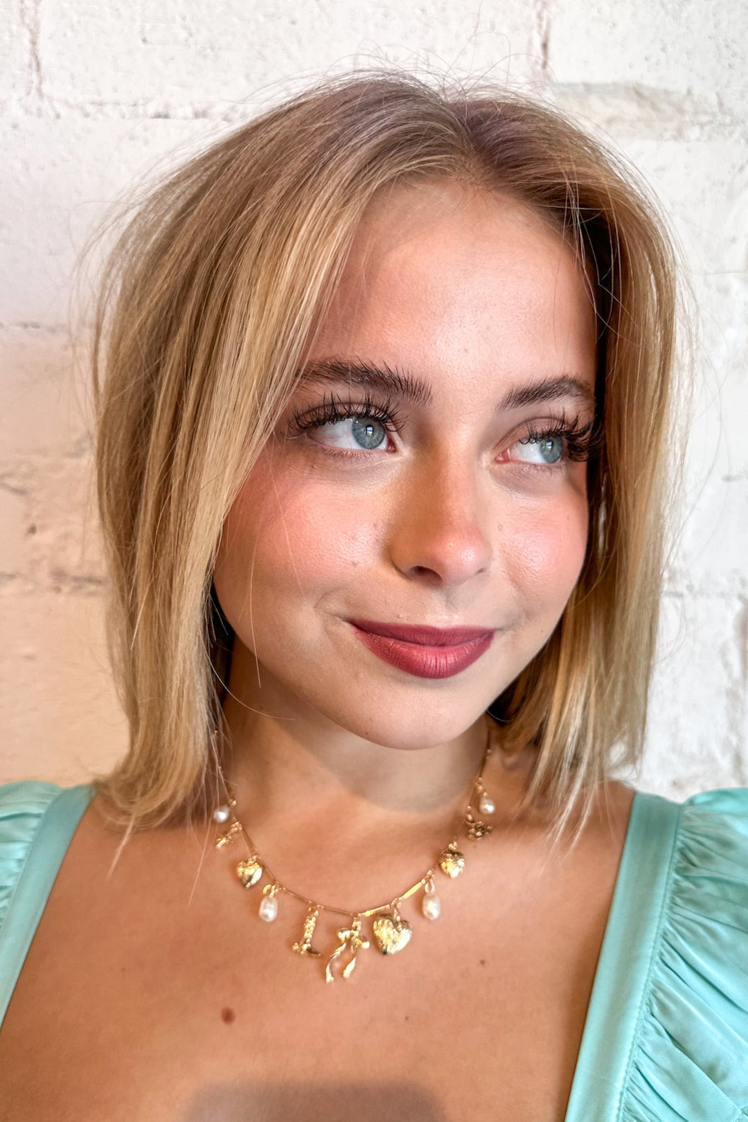 Texas Country Charm Necklace, Charm Necklace, Adeline Boutique, Dallas Boutique, Boutique Jewelry 