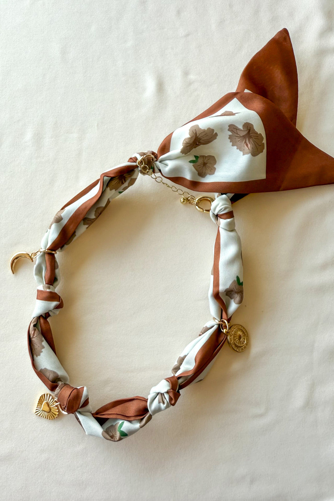 Texas Print Scarf Necklace, Scarf Necklace, Necklace, Jewelry, Adeline Boutique, Dallas Boutique, Boutique Jewelry, Rodeo Outfit, Country Concert Outfit 