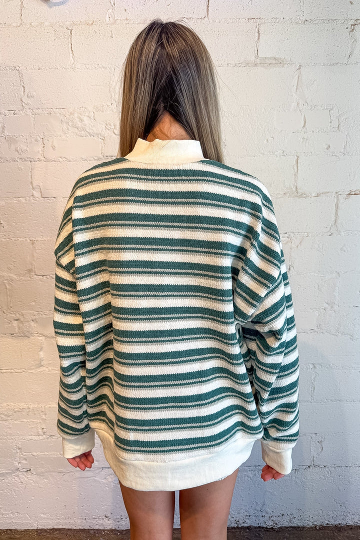 Fall shorts, sweater shorts, striped green shorts, cozy, matching set