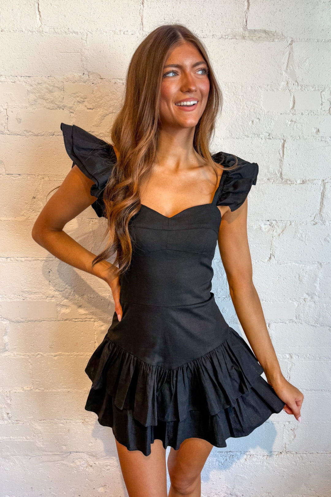 The Hazel Romper Dress, Romper Dress, Denim Dress, Boutique Dresses, Adeline Boutique, Dallas Boutique