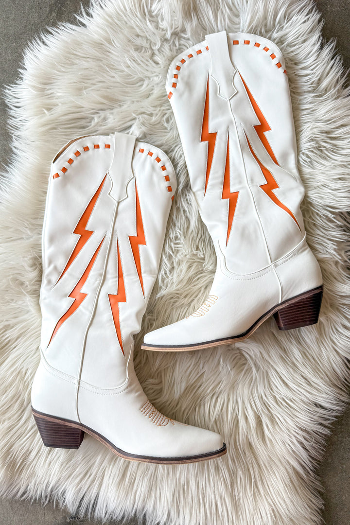 The Magnolia Cowboy Boot, Cowboy Boots, boots, Shoes, Western Boots, Adeline Boutique Dallas Boutique, Game Day, Texas OU Game