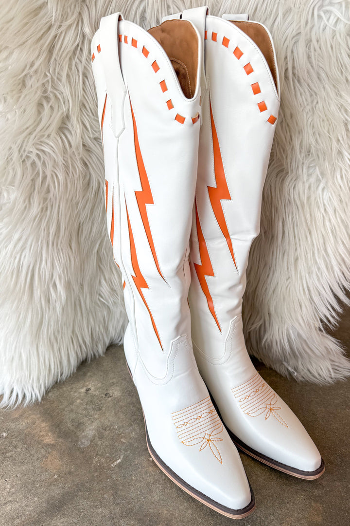 The Magnolia Cowboy Boot, Cowboy Boots, boots, Shoes, Western Boots, Adeline Boutique Dallas Boutique, Game Day, Texas OU Game