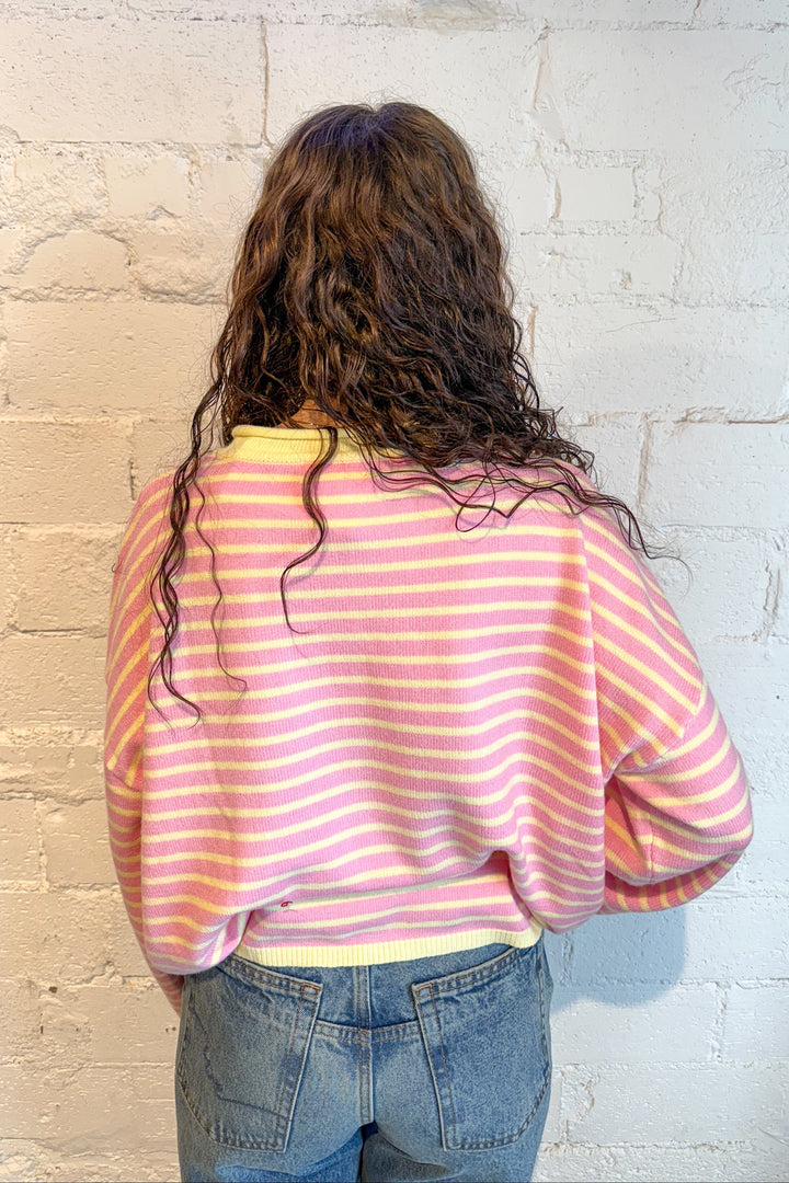 The Refined Relax Stripe Top, Striped Sweater, Sweater, Tops, Adeline Boutique, Dallas Boutique