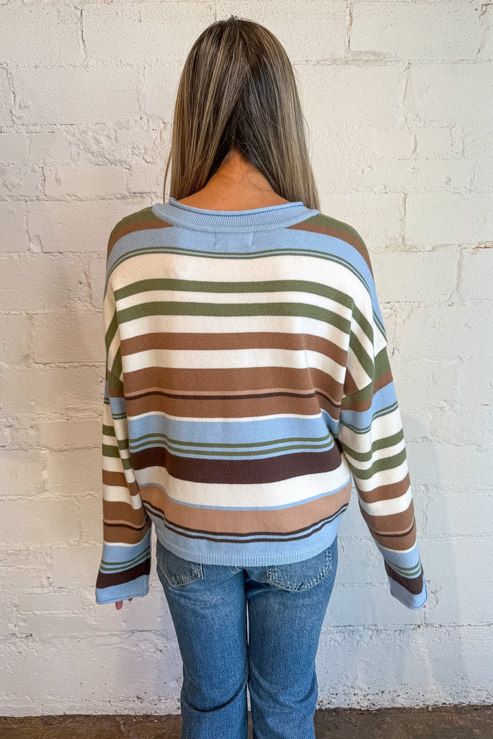 The Retro Club Sweater, striped sweater, fall sweater