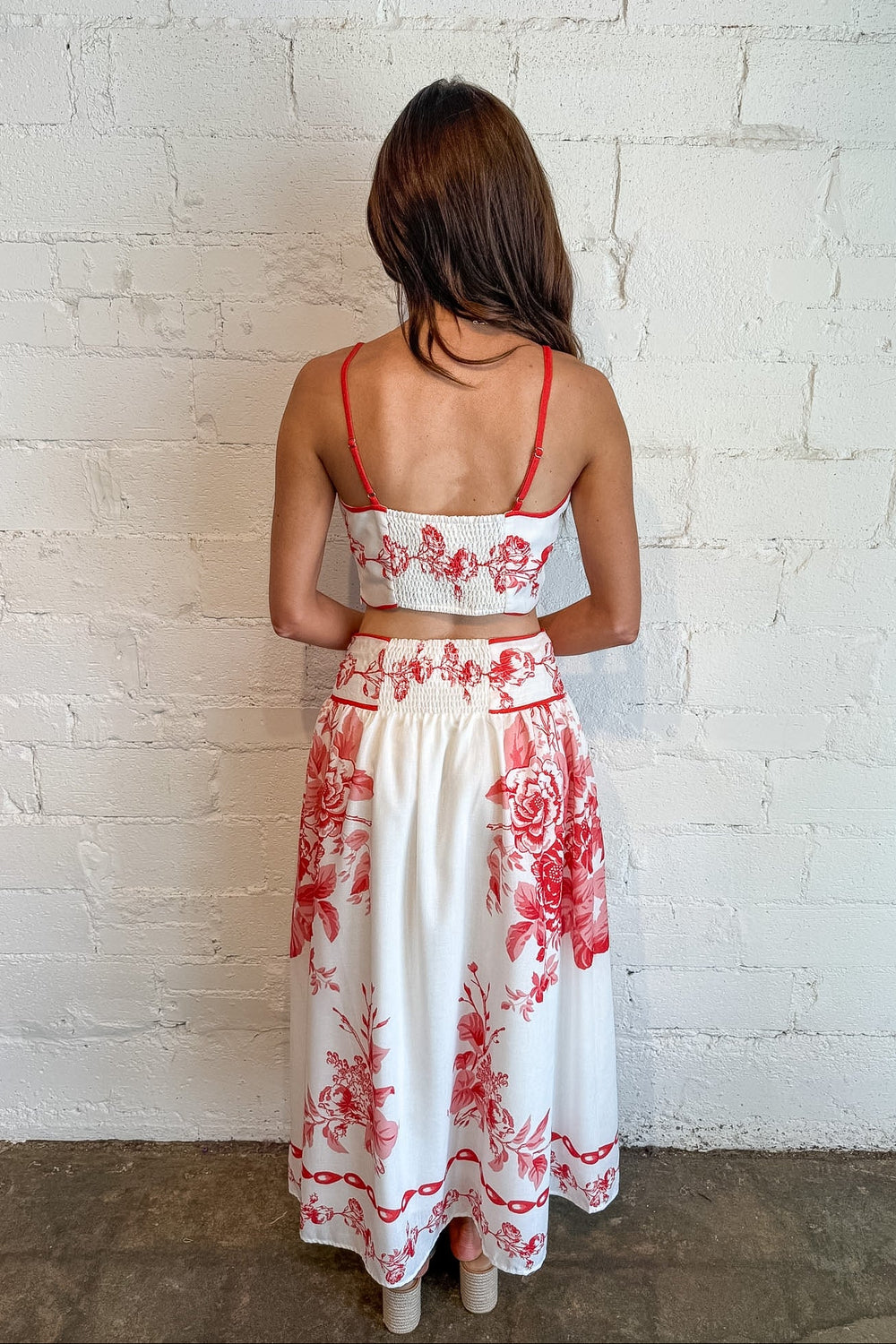 Time to Tango Skirt, Maxi Skirt, Two Piece Set, Spring Sets, Floral Skirt, Spring and Summer Styles, Adeline Boutique, Dallas Boutique