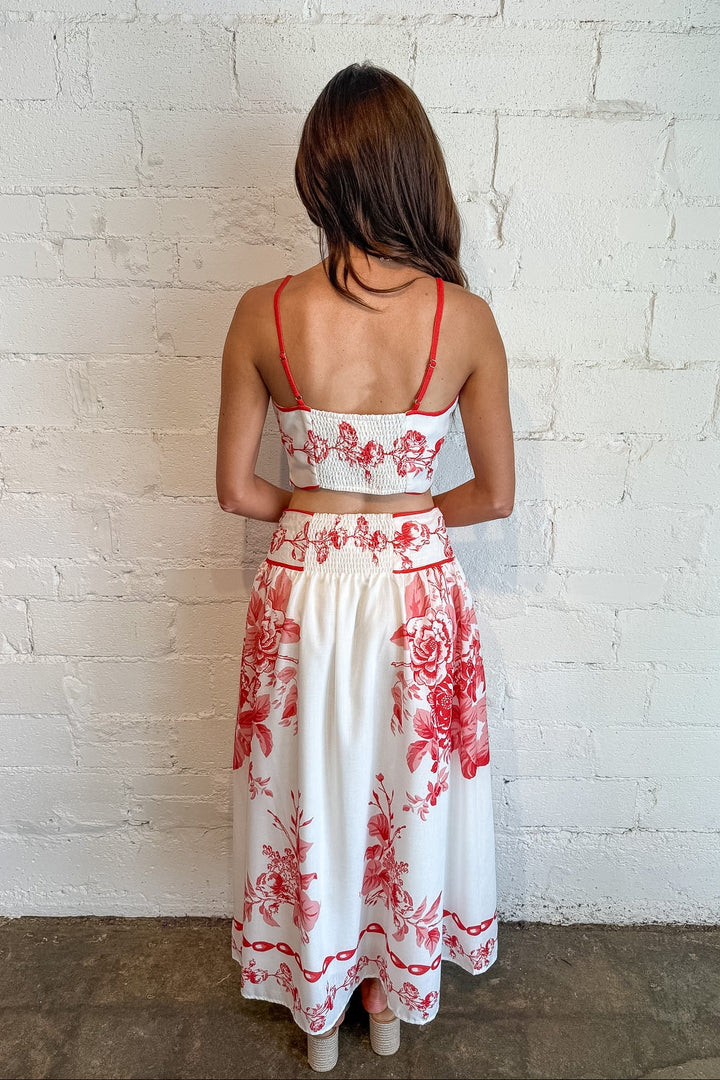 Time to Tango Skirt, Maxi Skirt, Two Piece Set, Spring Sets, Floral Skirt, Spring and Summer Styles, Adeline Boutique, Dallas Boutique