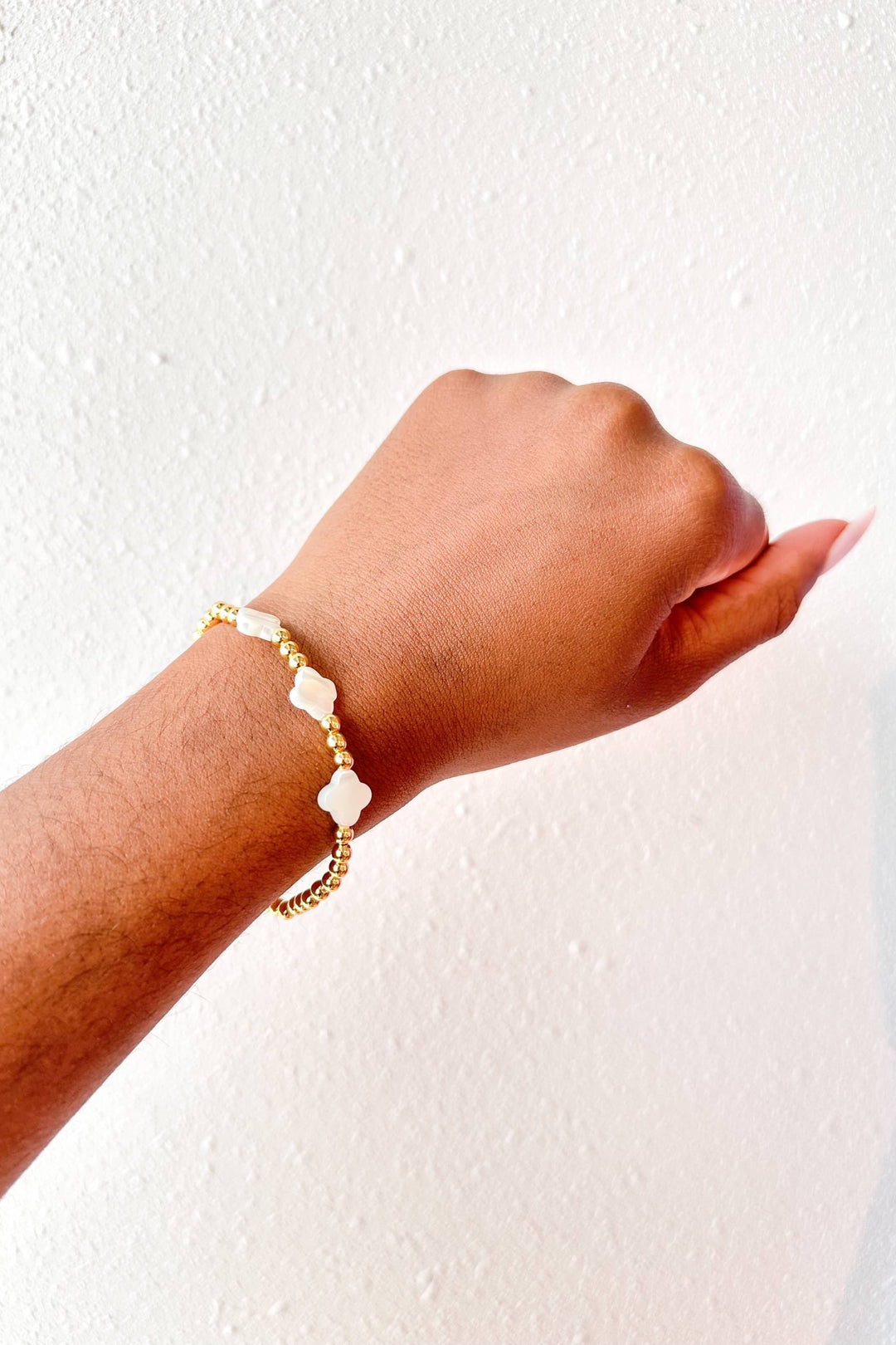 Triple Clover Stainless Steel Bracelet, Jewelry, Adeline Boutique, Dallas Boutique, Bracelet, Gift Idea