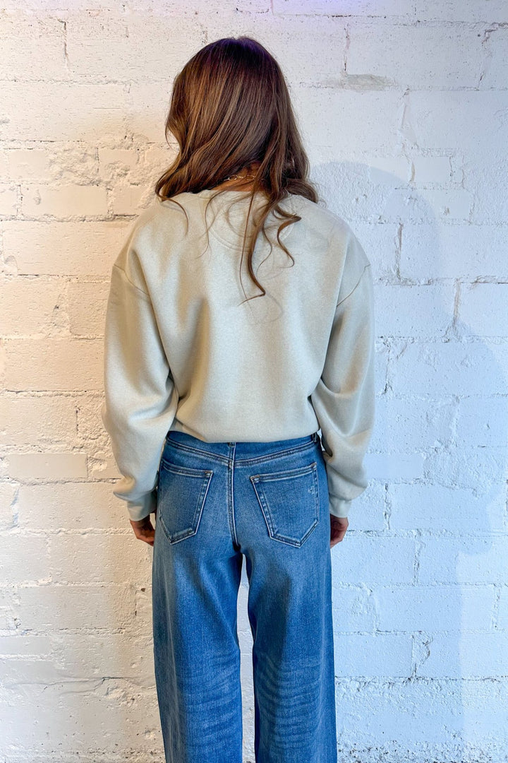 Turkey & Wine Club Oversized Cozy Sweatshirt, Thanksgiving Outfits, Sweatshirts, Sweater Weather, Adeline Boutique, Dallas Boutique 