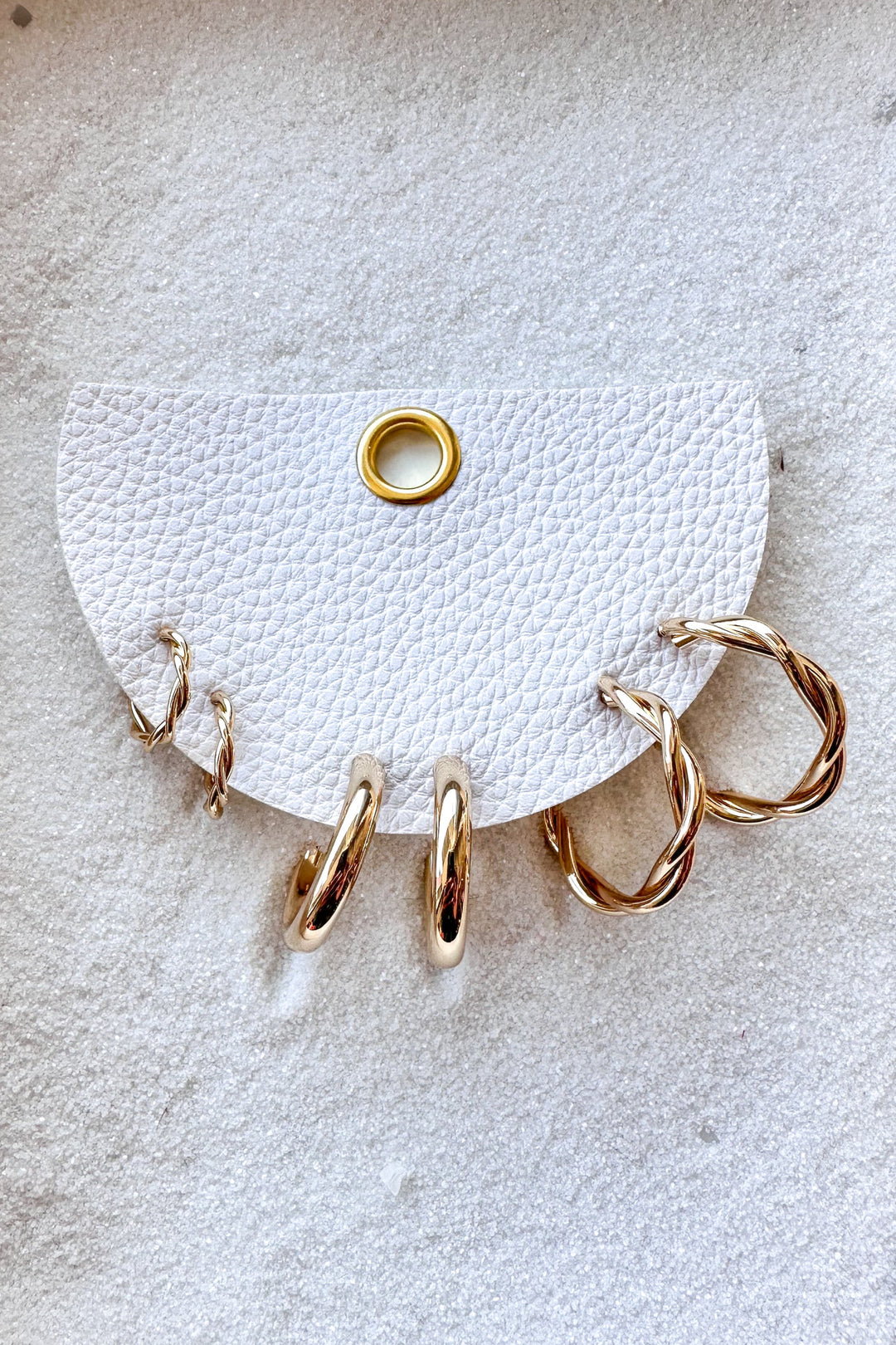 Twisty Hoop Set, Earrings, Jewelry, Accessories, Adeline Boutique, Dallas Boutique, Hoops