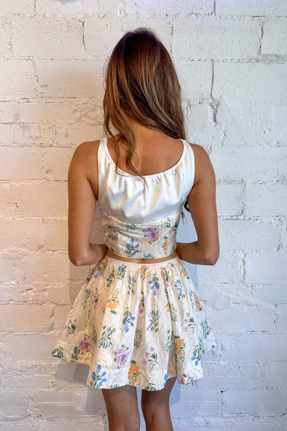 Vanilla Bloom Top, Floral Top, Two Piece Set, Matching Set, Adeline Boutique, Dallas Boutique, Spring and Summer Styles