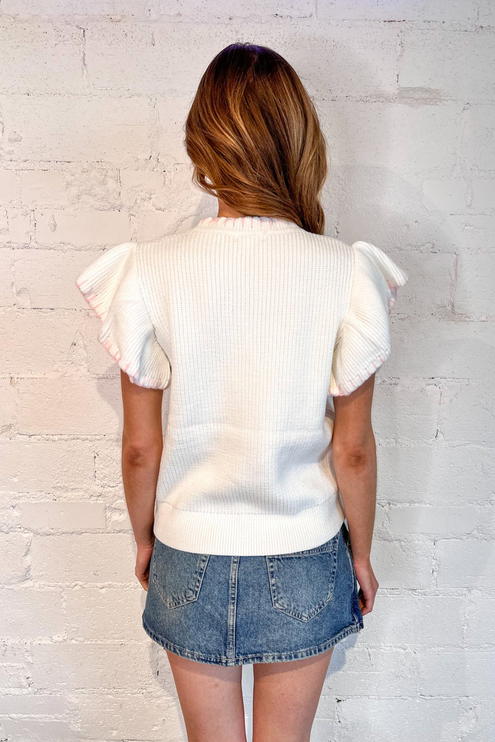 Weave Ribbon Bow Sweater, Sweater, Adeline Boutique, Dallas Boutique, Bows, Knit Top