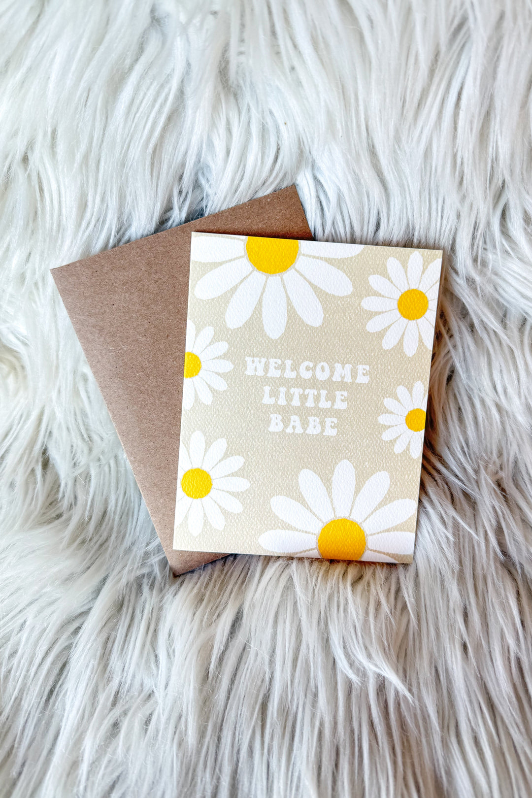 Welcome Little Babe Card, Gift Ideas, Accessories, Adeline Boutique, Dallas Boutique, Gift Card