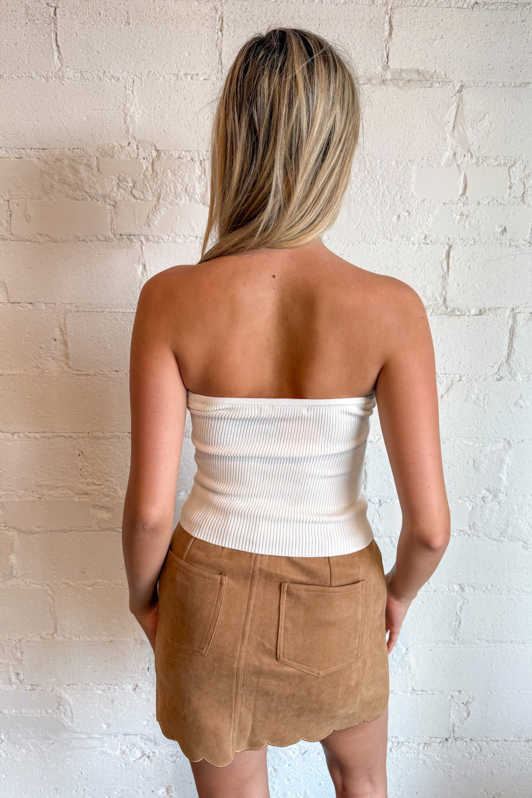Candy Apple Cutie Top, Tube Top, Strapless Top, Basic Tops, Adeline Boutique, Dallas Boutique, Boutique Clothing 