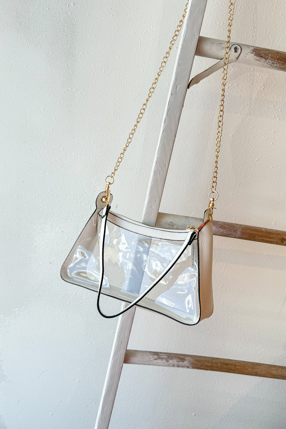 Clear Satchel Stadium Bag, Clear Purse, Accessories, Gameday, Adeline Boutique, Dallas Boutique, 