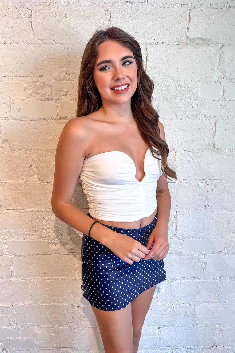 Coastal Cutie Top, Tube Top, 4th of July, Summer Styles, Adeline Boutique, Dallas Boutique, Boutiques, Going Out Tops