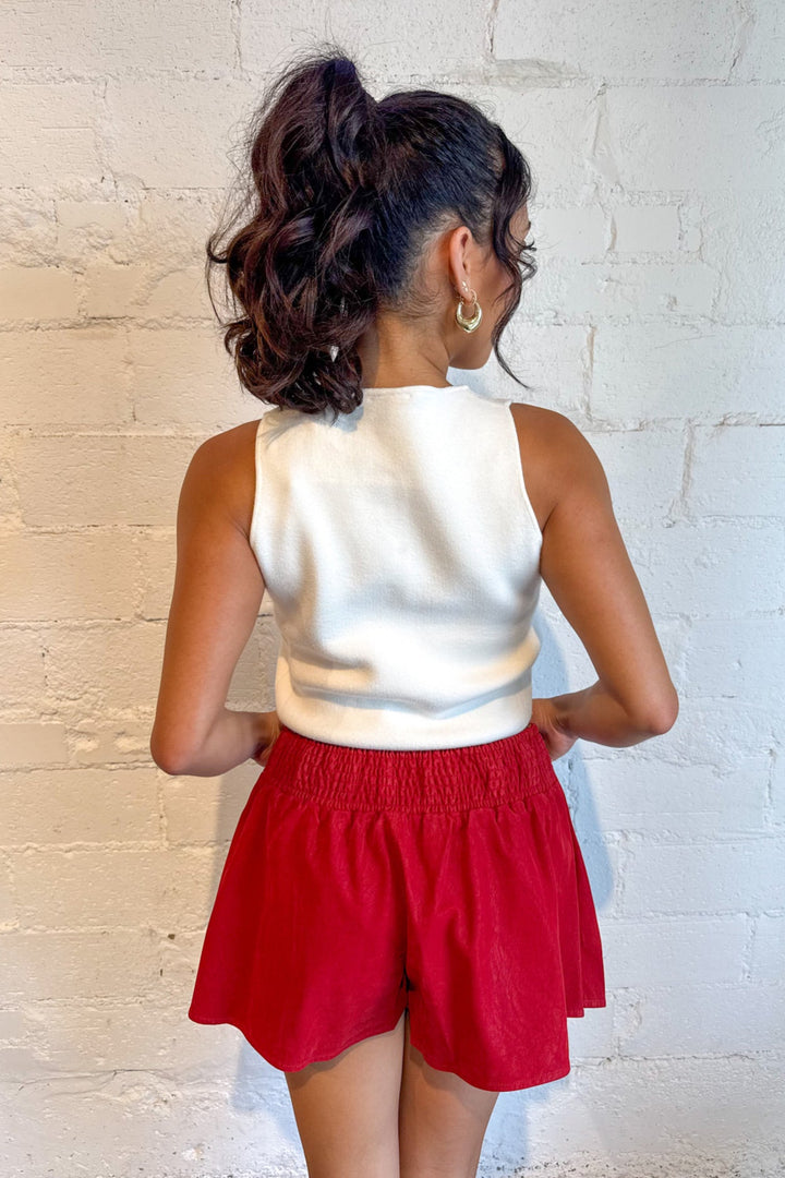 Cutie Crop Sweater Vest, Sweater Vest, Vest, Fall Styles, Adeline Boutique, Dallas Boutique, Game Day Outfits, Fall Tops, Sweater Tops