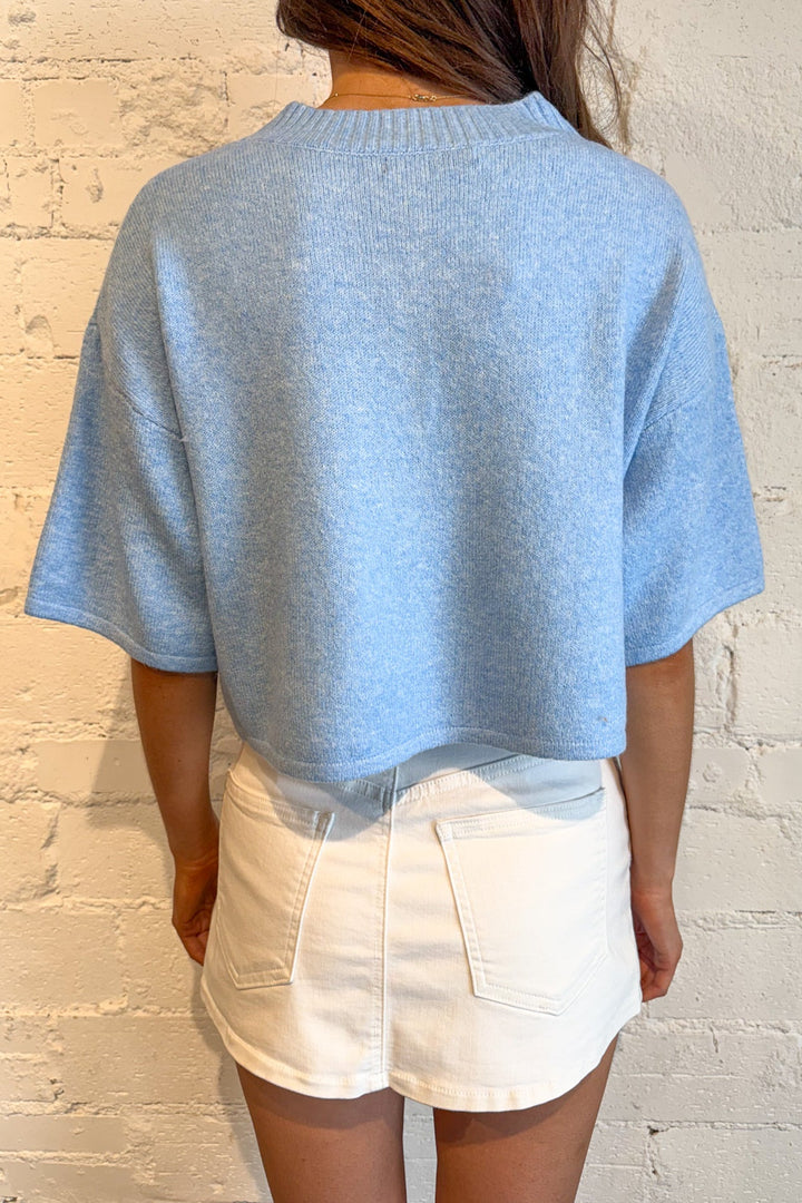 White Denim Skort, Denim, White Skirt, Denim Mini Skirt, Bottoms, Spring Styles, Vacation Styles, Spring Skirts, Adeline Boutique, Dallas Boutique, Women's Clothing Boutique, White Skirt