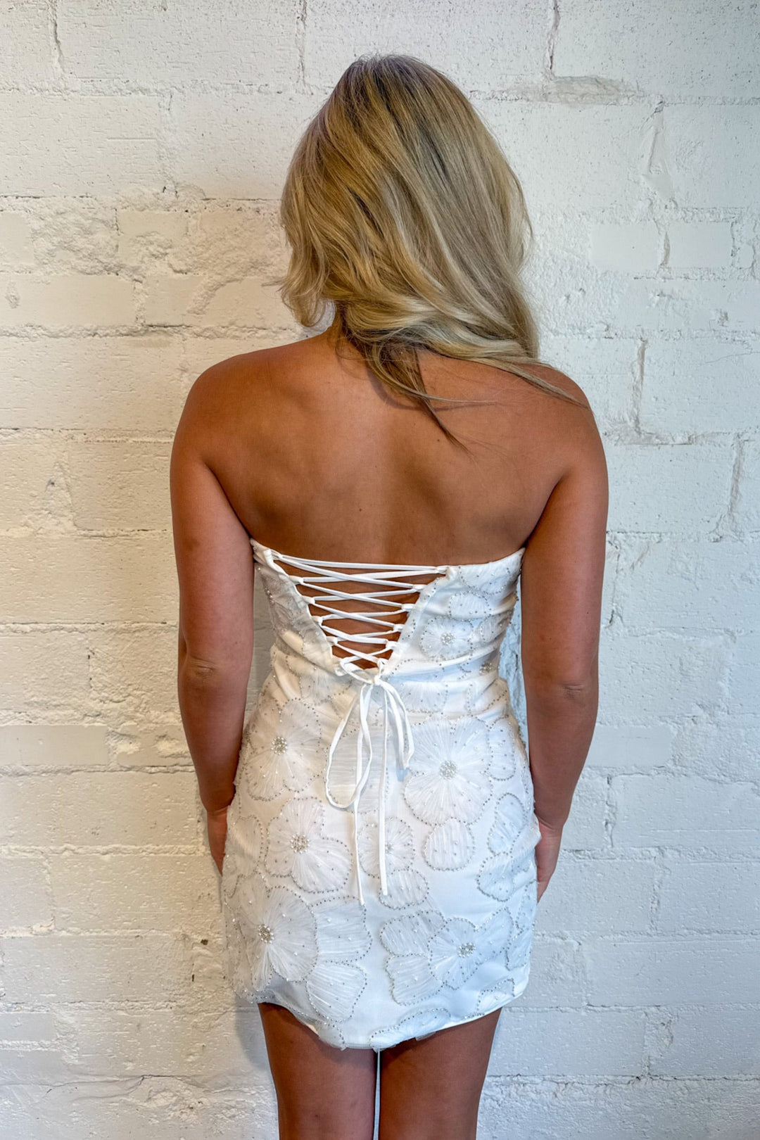 Flower Mash Up Tube Dress, Hoco Dress, Homecoming Dress, Formal Dress, Going Out Dress, Adeline Boutique, Dallas Boutique, Boutique Dresses, Texas Boutique