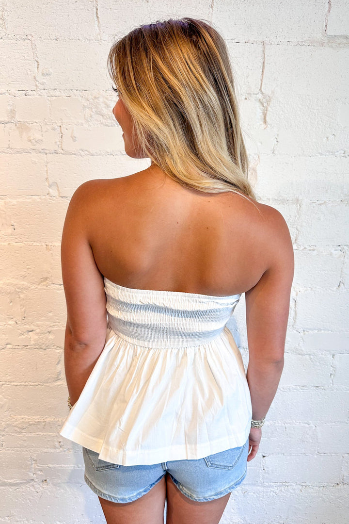 Nola Peplum Tube Top, Tube Top, Summer Styles, Adeline Boutique, Dallas Boutique, Boutiques, Tops