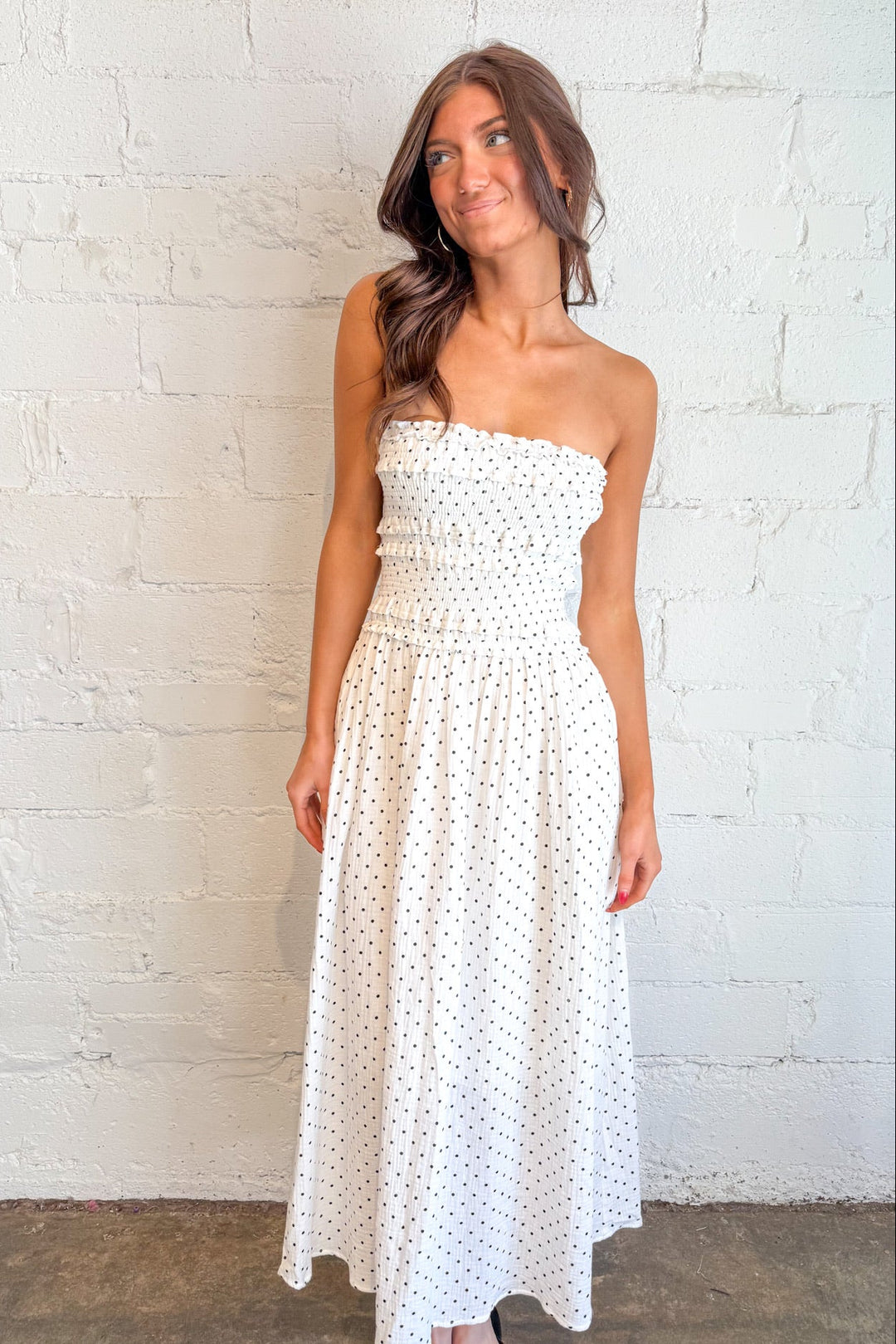 Polka Dot To The Maxi Dress, Maxi Dress, Polka Dot Dress, Women's Dresses, Dresses, Maxi, Polka Dots, Adeline Boutique, Dallas Boutique