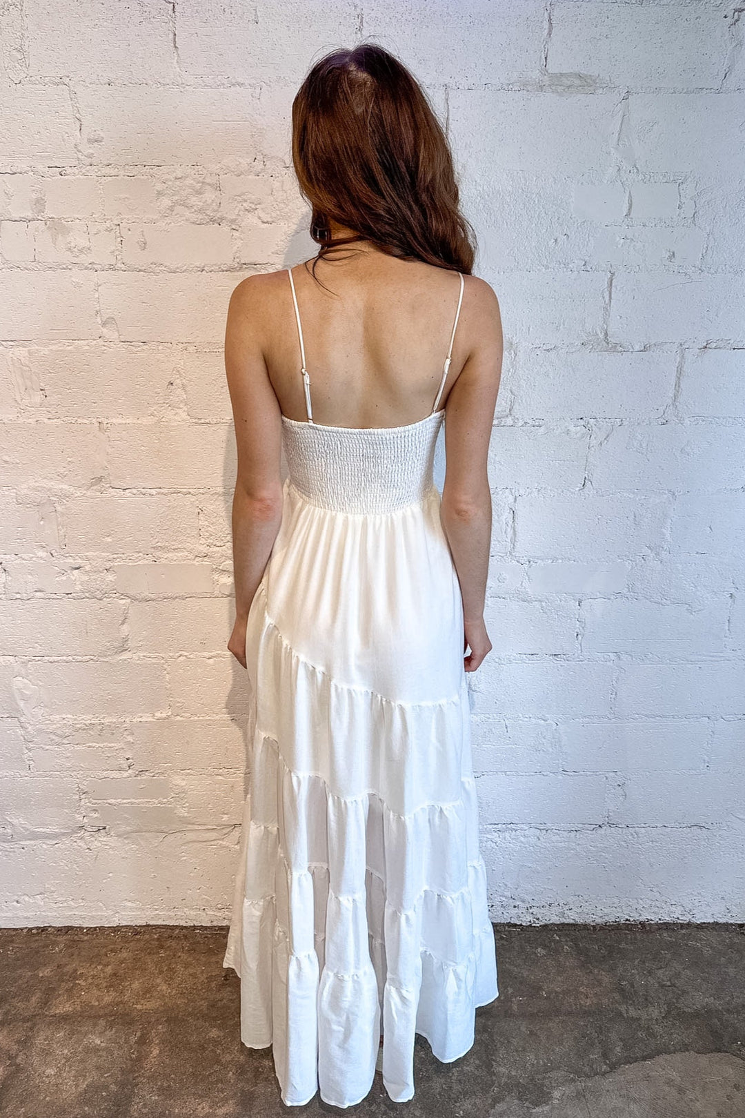 long white dresses for summer Maxi Dress With Pockets Black African Ankara Print Spaghetti Strap Open Back Formal Casual Modern Minimalist Dress White Seashell Sky Maxi Dress