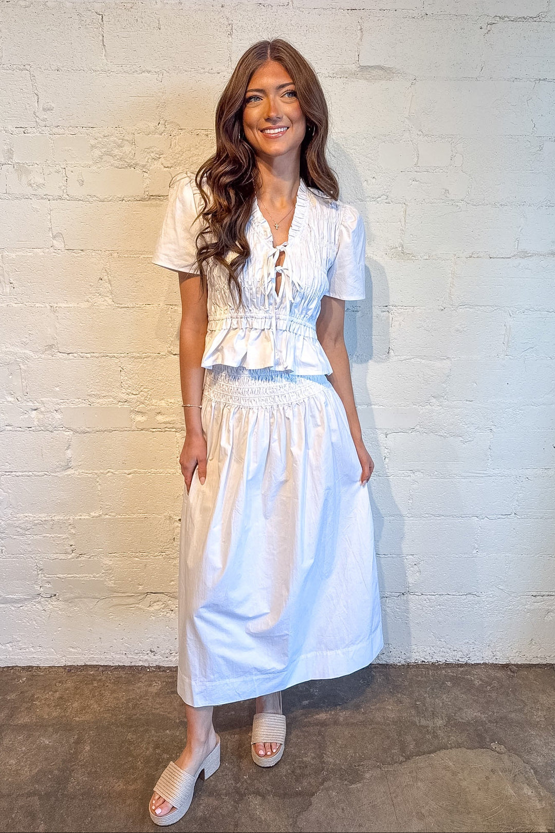 Sutton Skirt, Maxi skirt, Two Piece Set, Matching Set, Spring and Summer Styles, Adeline Boutique, Dallas Boutique, Boutique Clothing, 