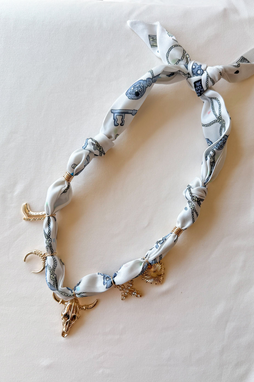 Texas Forever Scarf Necklace, Scar Necklace, Necklace, Rodeo Outfit, Country Concert Outfit, Adeline Boutique, Dallas Boutique, Jewelry