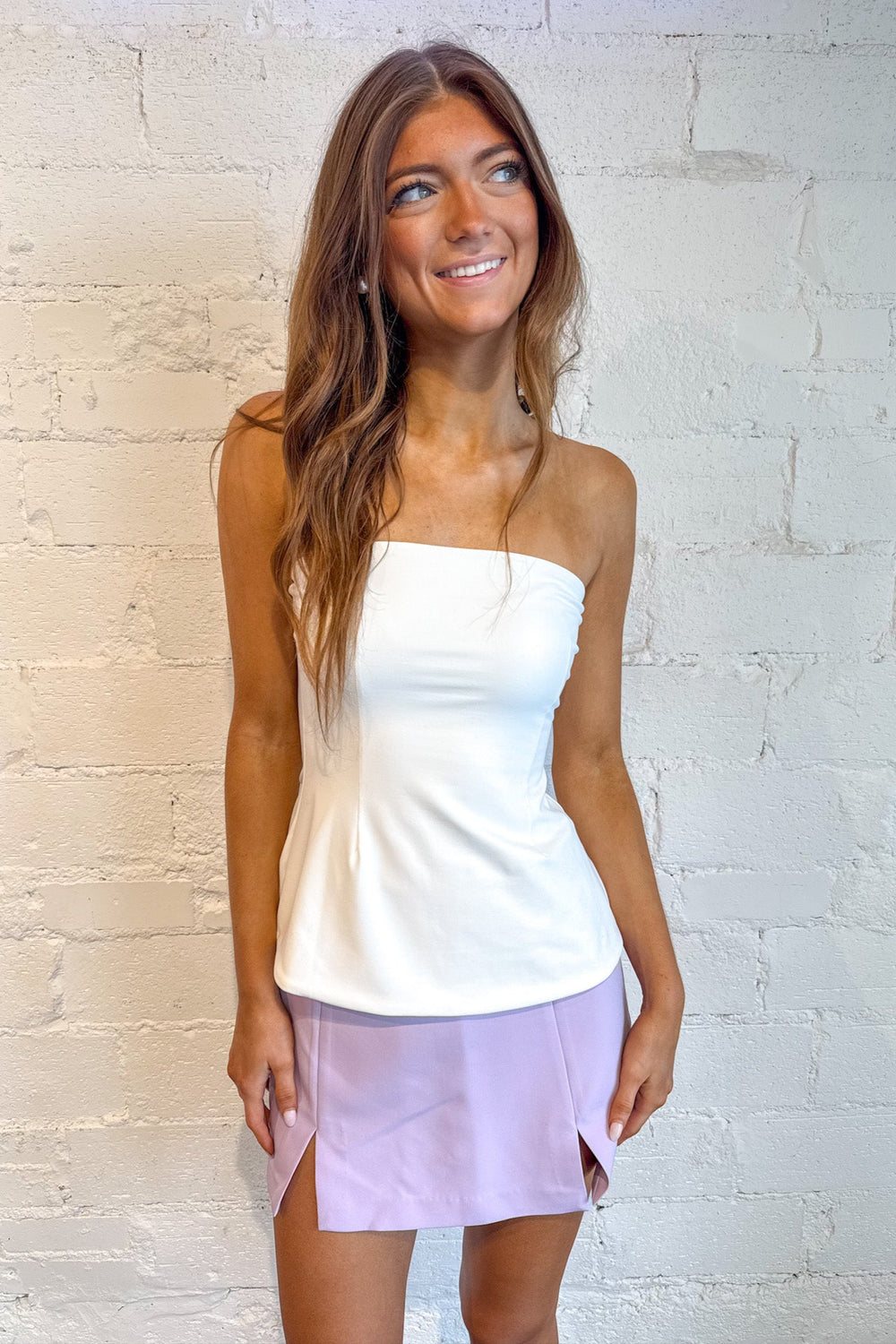 The One & Only Strapless Top, strapless Top, Summer Tops, Basic Top, Adeline Boutique, Dallas Boutique, Boutique Clothing 