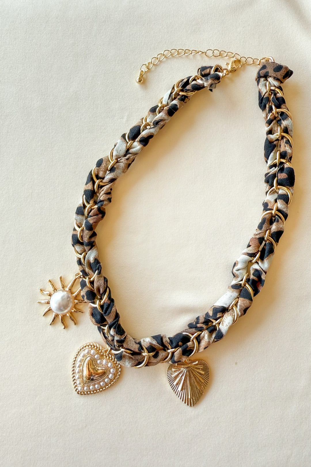 Wild Bout Ya Scarf Necklace, Scarf Necklace, Necklace, Adeline Boutique, Dallas Boutique, Jewelry, Animal Print