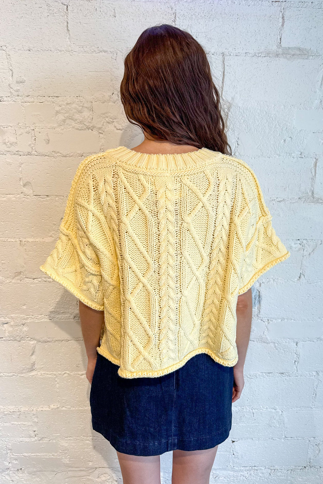 Barefoot Beach Sweater, Sweaters, Spring Styles, Adeline Boutique, Dallas Boutique, Buttery Yellow Tops, Top