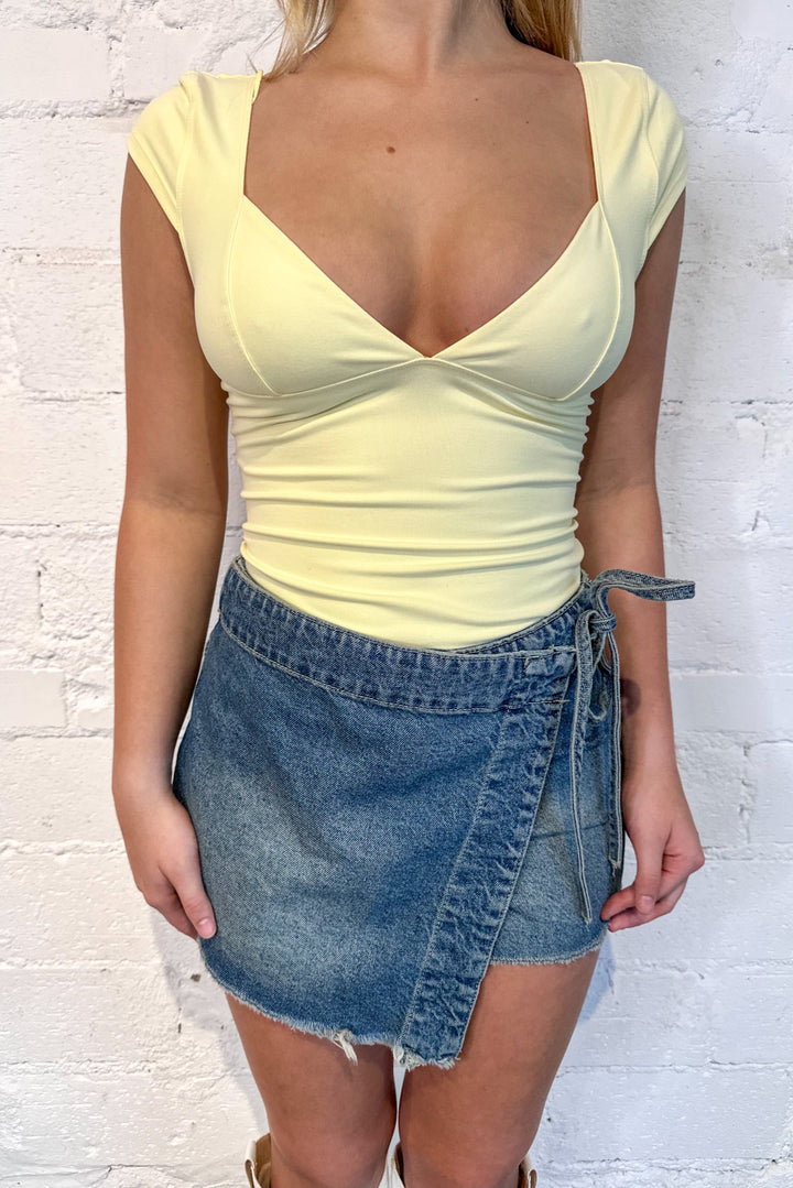 Free People Emmy Denim Skort, Denim, Rodeo Skirt, Adeline Boutique, Dallas Boutique, Skirt, Bottoms, Spring Outfits