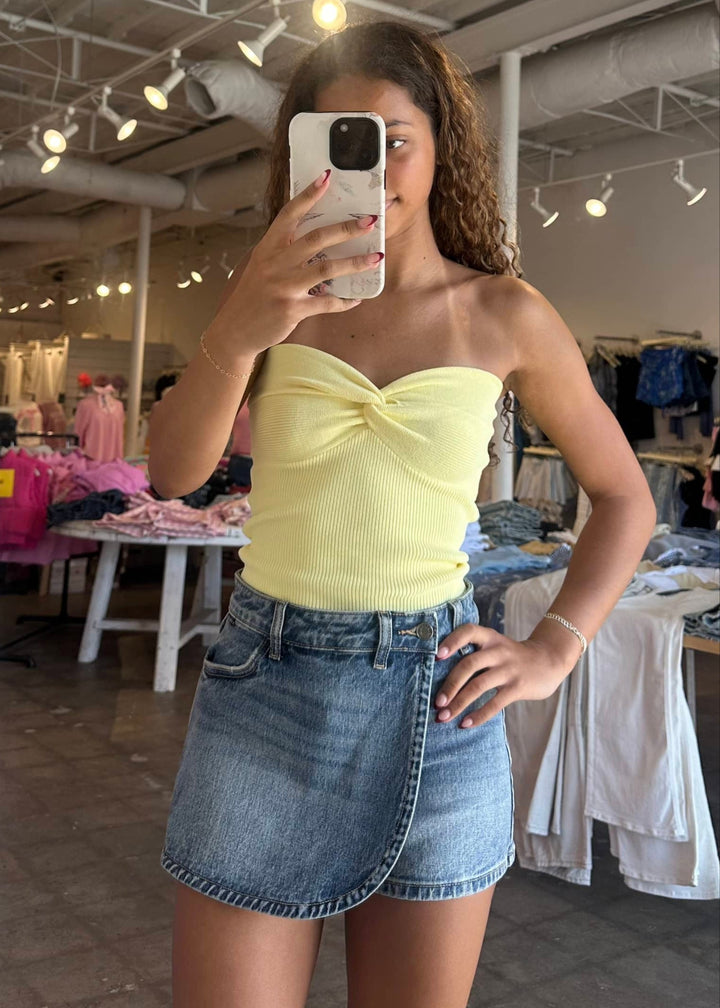 Sweet As Candy Tube Top, Tube Top, Spring Tops, Adeline Boutique, Dallas Boutique, Tops