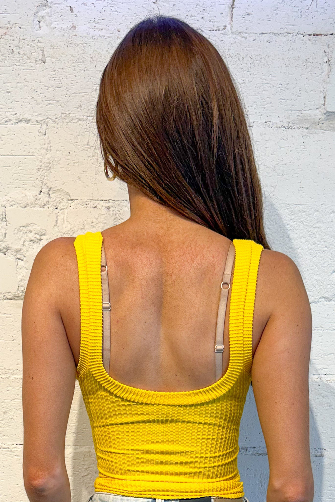 Yellow clean slate henley, top, tops, dallas boutique, boutique