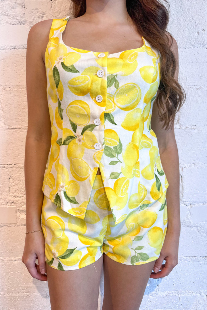 Zesty Babe Shorts, Two Piece Set, Matching Set, Adeline Boutique, Dallas Boutique, Summer Sets, Summer Styles