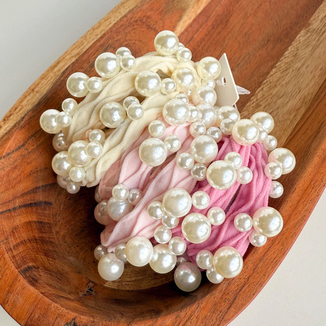 Cutie Pearl 6 Pack Hair Ties