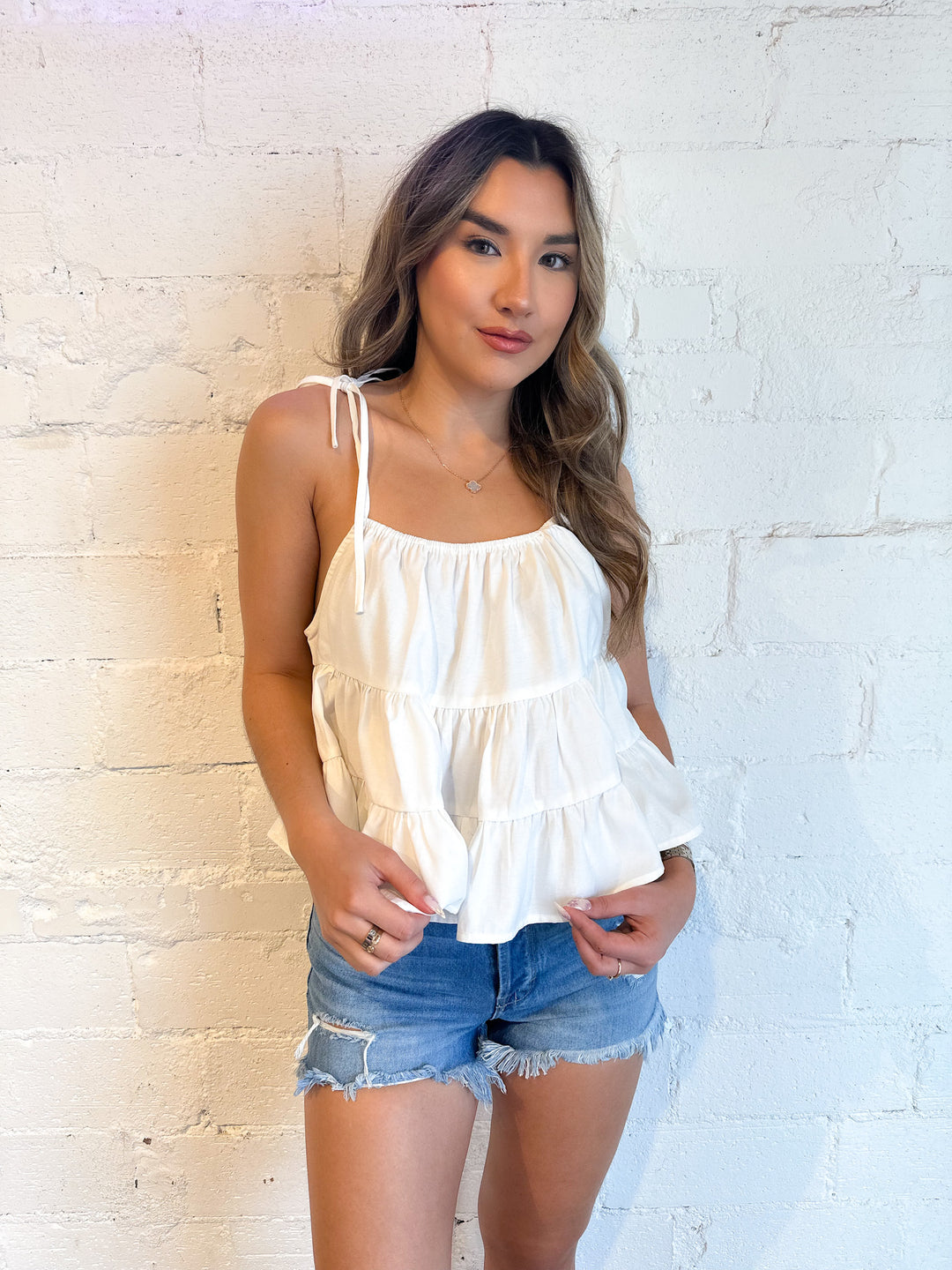 Tessa Tiered Top, Tops, Adeline, Adeline, dallas boutique, dallas texas, texas boutique, women's boutique dallas, adeline boutique, dallas boutique, trendy boutique, affordable boutique